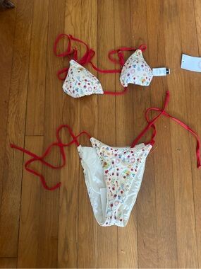 Dippin Daisies New With Tags Bikini- Italy Print